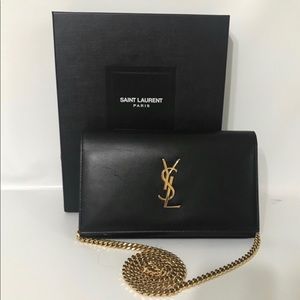 Authentic YSL Monogram Kate Bag Black